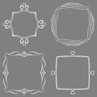 Set of nice decorative frames N2