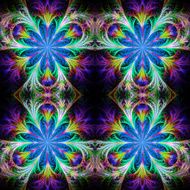 Beautiful tracery in fractal design Collection - frosty pattern