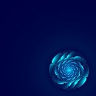 Abstract fractal flower N6