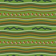 Seamless green pattern with circles