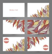 Business cards template