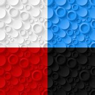 Set of geometric seamless patterns N27