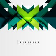 Futuristic blue and green color shapes N2
