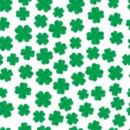 Four leaf clover seamless pattern N2