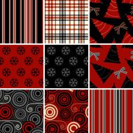 Christmas Seamless Background Collection N4