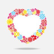 Floral Heart Background N4