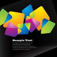 Vector - multicolor mosaic layout