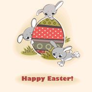 Happy Easter card N18