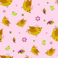Birds in flowers N8