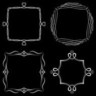 Set of nice decorative frames N4