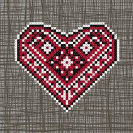 Vyshyvanka heart