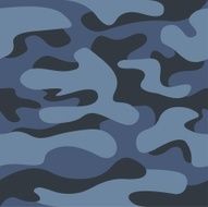 camouflage Blue Amoeba
