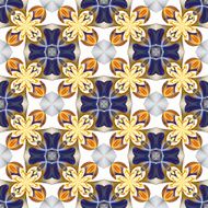 Beautiful symmetrical pattern of the flower petals in fractal design N10
