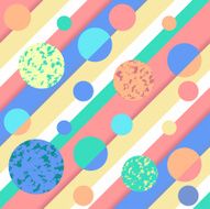 Vector seamless multicolored geometric abstract composition N2