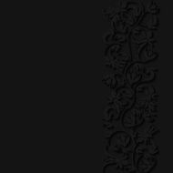 Abstract paper floral frame N3