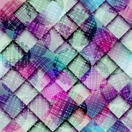 Abstract geometric green pattern