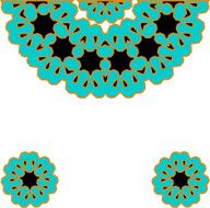 Romantic fuzzy flower background on retro vintage N3