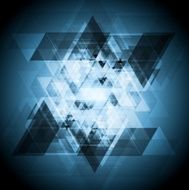 Dark blue technology abstract background