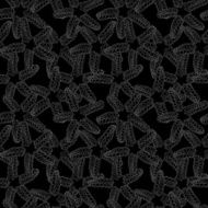 Monochrome starfish pattern