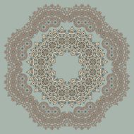 Romantic vintage lace ornament paper texture N3