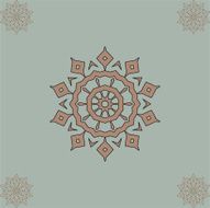 Romantic vintage lace ornament paper texture N6