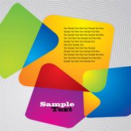 colored cubes and space for text- Illustration