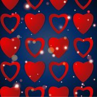 Valentines day Abstract paper hearts Love Valentine background with hearts N3