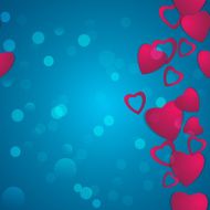 Valentines day Abstract paper hearts Love Valentine background with hearts N4