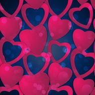 Valentines day Abstract paper hearts Love Valentine background with hearts N6