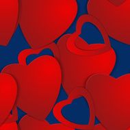 Valentines day Abstract paper hearts Love Valentine background with hearts N8