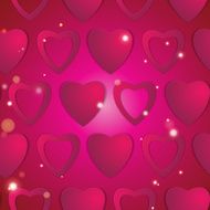 Valentines day Abstract paper hearts Love Valentine background with hearts N18