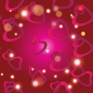 Valentines day Abstract paper hearts Love Valentine background with hearts N21
