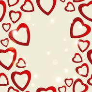 Valentines day Abstract paper hearts Love Valentine background with hearts N23