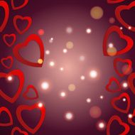 Valentines day Abstract paper hearts Love Valentine background with hearts N24