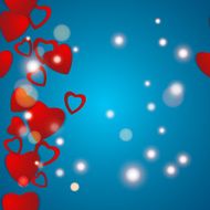 Valentines day Abstract paper hearts Love Valentine background with hearts N26