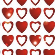 Valentines day Abstract paper hearts Love Valentine background with hearts N36