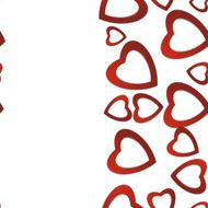 Valentines day Abstract paper hearts Love Valentine background with hearts N37