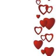 Valentines day Abstract paper hearts Love Valentine background with hearts N40