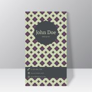 Trendy business card template N10