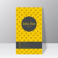 Trendy business card template N11