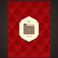 Restaurant menu design N225