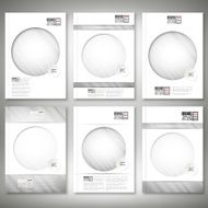 Grunge gray background Brochure flyer or report for business template