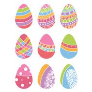 Set of easter eggs Vector N2