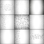 Molecule structure backgrounds business templates for communication science design vector