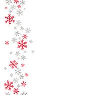 Snow Background Grey Red N2