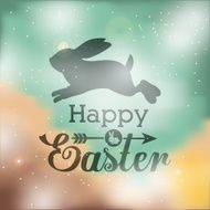 Happy easter card design vector illustration N7