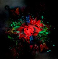 Futuristic colorful eye N2