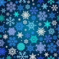 Seamless Snowflake Pattern N13