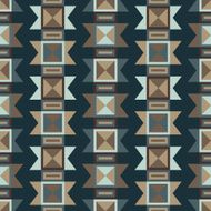 Indian Seamless Ornament Retro Colors