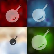pan icon on blurred background N2